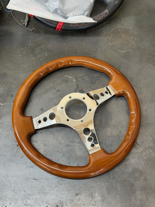 NRG Wood Grain Steering Wheel