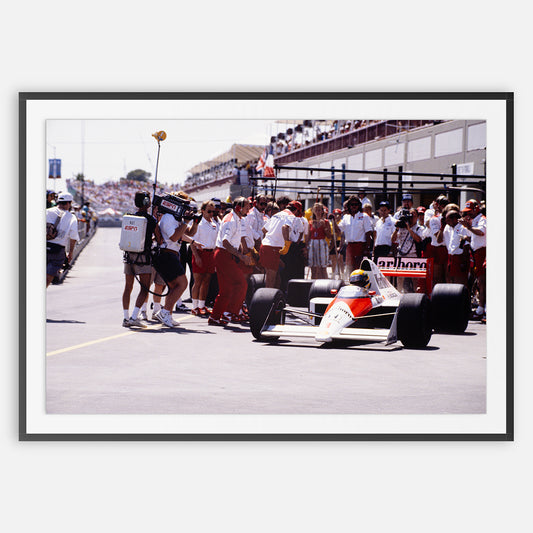 PRINT #006 - MP4/5 in Pit Lane of Phoenix GP
