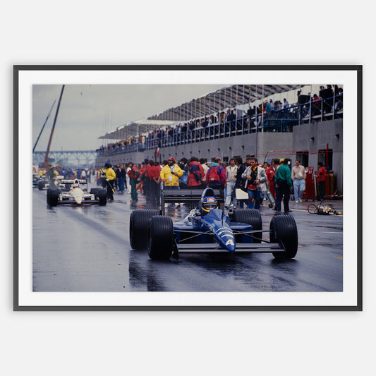 PRINT #020 - Tyrrell 018 In The Rain