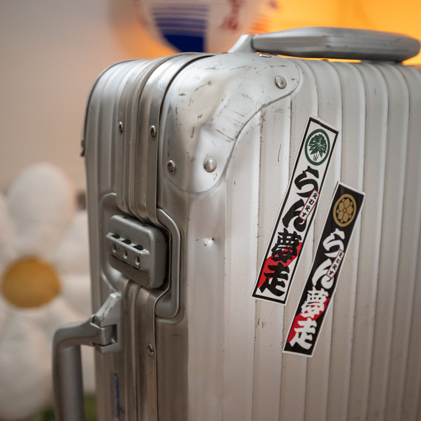 Edo Senjafuda (White) Sticker
