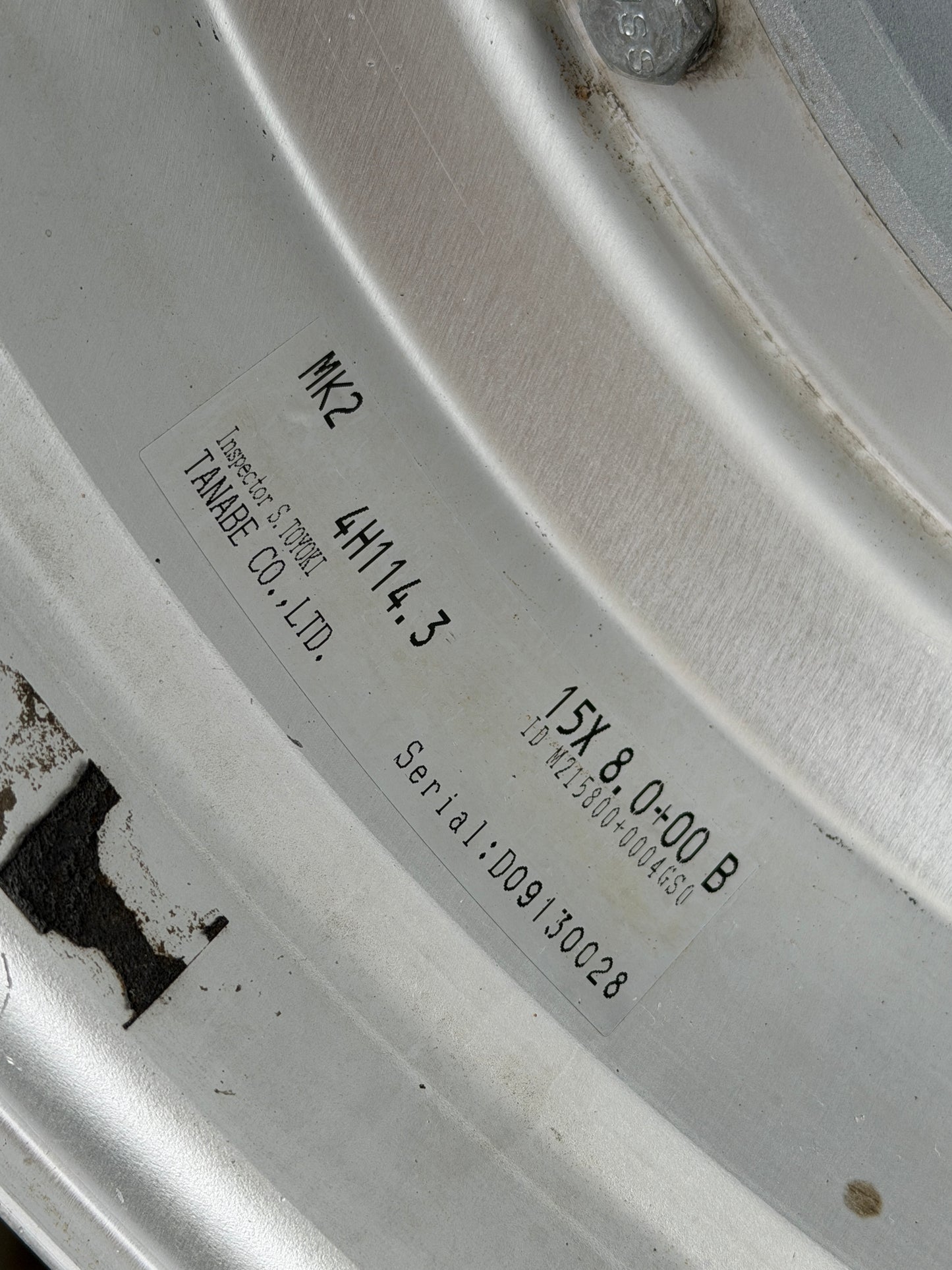 SSR MK2 15x8 et0